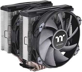 Thermaltake TOUGHAIR 710 250W TDP CPU Cooler, Intel LGA 1700/1200, AMD AM5/AM4, Dual-Tower Dual Fan Design, Copper Base with 7 Heat Pipes, CL-P110-CA14GM-A