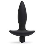 Lovehoney Butt Tingler Vibrating Butt Plug - 3.5 Inch Silicone Anal Plug - Removable Bullet Vibrator - Beginner Friendly Adult Sex Toy with Flared Base - 7 Vibration Modes & 3 Speeds - Waterproof