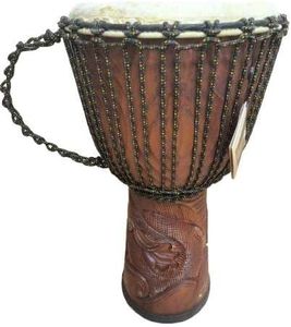 Djembe Standard Dragon, 26" tall, 12-13" head
