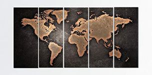 Wieco Art World Map Posters