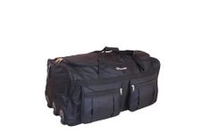 LuggageKing 36-Inch XL Rolling Duffel Bag with Wheels - Ideal Travel Bag for Travel, Sports, Hockey, and Cargo Outdoor Hockey Bag - Convenient and Spacious Gym Bag