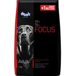 Drools Focus Adult Super Premium Chicken Dog Food Kibble, 12 Kg (+1Kg Extra Free Inside) , Total 13 Kg