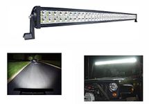 PRIKNIK 80 LED Auxiliary White Fog Light Bar Off-Roading Compatible with M-aruti G-ypsy K-ing (41"-42" approximate, Black)