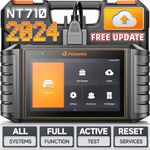 FOXWELL NT710 Fit for Chrysler Jeep Dodge Car Scanner Diagnostic Tool, Bi-Directional Scan Tool with Full System Diagnosis All Resets Vehicle Code Reader, EPB ABS Transmission OBD2 Scanner Reset Tool