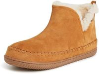 Dearfoams mens Alpine By Dearfoams Men's Brixen Boot Slipper, Whiskey, Large US