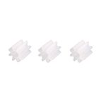 sourcingmap 50pcs Plastic Gears 8 Teeth Model 082A Reduction Gear Plastic Worm Gears for RC Car Robot Motor