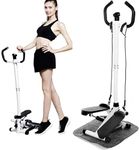 YOGIMOONI Home Cycling Machine, Pelvic Floor Muscle Trainer, for Body Shaping, Leg Exercise, Workout Mini Silent Stepper Machine - Indoor Fitness Exercise, Multifunctional Climbing Stair Stepper