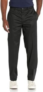 Brooks Brothers Men's Regular Fit Stretch Lightweight Advantage Chino Pants, Black, 30W x 32L