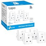 Tapo Smart Plug Wi-Fi Outlet, Works with Amazon Alexa & Google Home,Max 13A Wireless Smart Socket, Device Sharing, Without Energy Monitoring, No Hub Required,Tapo P100(4-pack)