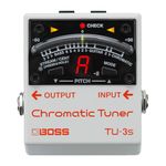 BOSS Tu-3S Chromatic Tuner Pedal, 21-Segment Led Meter with Brightness Control