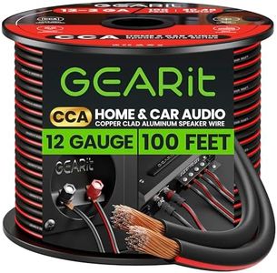 12AWG Gauge Speaker Wire, GearIT Pro Series 12 AWG Gauge Speaker Wire Cable