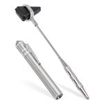 AVIS Medical Knee Hammer and Pocket Pen Torch - Precision Reflex Hammer with Integrated LED Penlight for Doctor Use, Neurological Examinations, and Clinical Assessments (Pack of 2)