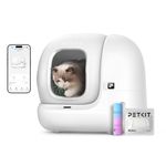 PETKIT PURA MAX 2 Self Cleaning Cat Litter Tray, App Control, Odour Control with N50 2.0 for Fresh Air, Scoop-Free Automatic Cat Litter Box Robot or Multiple Cats, Includes Trash Bag