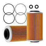 2Pcs KN-556 Motorcycle Oil Filter Replacement for Sea-Doo Bombardier John Deere Replace HF556 420956741