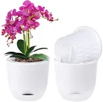 QCQHDU 2 Pack Orchid Pots with Hole
