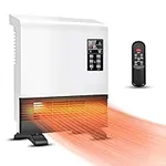 Airchoice Electric Heater, 1500W Space Heater, Wall Mounted Room Heater with Stand, Energy Saving, Timer, 3 Modes, Quick Heat Electric Space Heater, Infrared Wall Heater for Bedroom, Bathroom, Office