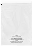 Spartan Industrial - 14" X 20" (500 Count) Self Seal Clear Poly Bags with Suffocation Warning for Packaging, Clothes & FBA - Permanent Adhesive