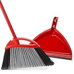 O-Cedar LG ANG Broom/Pan, Red, Black