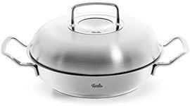 Fissler Original-Profi Collection Stainless Steel Serving Pan, with High Dome Lid, 2.1 Quarts