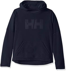 Helly Hansen Juniors & Kids Daybreaker HH Logo Soft Fleece Hooded Sweatshirt, 597 Navy, Size 12