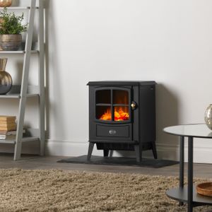 Dimplex Brayford Electric Stove Heater – Black Freestanding Fireplace