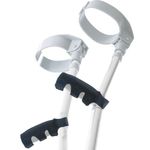 Crutch Handle Pads - Pair of Soft Padding for Comfort and Improved Grip Prevents Sore Hands and Calluses