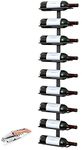 The Rack Co. Wall Series - Center Frame Wall Mount Wine Bottle Rack (9 Bottles) + Free Wine Bottle Opener Corkscrew Included