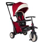smarTrike STR5 Folding Toddler Trike with Stroller Certification for 1-3 Year Old, 7 in 1 Multi-Stage Trike (Red)