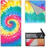 EliteTrend Microfiber Beach Towel Waffle – Extra Large Sand Free Quick Dry Towel For Travel, Swimming, Pool, Yoga, Hiking, Camping – Lightweight Fast Drying Microfiber Towel Compact Adults 78x35 Inch