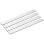 uxcell Square Aluminum Flat Bar, 4pcs 5/16" Thickness 1" Width 12" Length Square Aluminum Bar 6061 Aluminum Flat Plate, 8 x 25 x 305mm T6511 Solid New Mill Stock