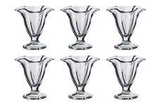 Pasabahce 51068 Canada – Set of 6 Ice-Cream Sundae Dishes / Dessert Dishes / Decorative Glasses