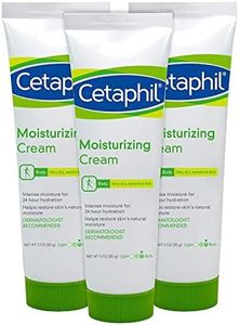 CETAPHIL Moisturizing Cream, 3 oz (Pack of 3), Hydrating Moisturizer For Dry To Very Dry, Sensitive Skin, Restores Skin Barrier In 1 Week, Fragrance Free, Doctor Recommended Sensitive Skincare Brand