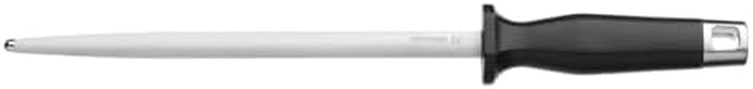 WMF Spitzenklasse Plus Sharpening Steel 36 cm, Sharpening Rod for Knives, Plastic Handle, Steel Length 23 cm