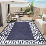 PureCozy Outdoor Plastic Straw Rug 