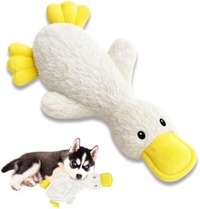 LOVELEDI Dog Duck Toys - Interactive Dog Toy, Soft Plush No Stuffing Crinkle Dog Chew Toys, Cute Squeaky Puppy Toy Pet Supplies for Small Medium and Senior Pets Enrichment, Durable Birthday Gift