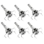 KLY-FORYOU 6PC Golden Power 100gr Judo Arrow Points Target Broadhead for Small Animal Game