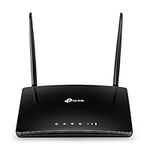 TP-Link 300 Mbps Wireless N 4G+Cat 4 LTE Router, 4G Network Micro SIM Slot Unlocked, With WAN Connection, No Configuration required, Parental Control, Easy Management, UK Plug (TL-MR6400)