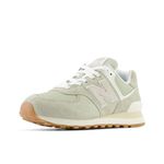 New Balance Womens 574 Sneaker, Olivine, 5 UK