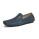 Bruno Marc Men’s Slip-on Formal Loafers Shoes, Man Classic Breathable Moccasins Flats Shoes and Comfortable Walking Shoes in Business, Casual Driving and Wedding,Size 11,Navy,3251314