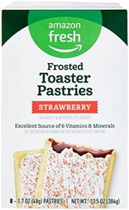 Amazon Fresh, Frosted Strawberry Toaster Pastries, 8 Count