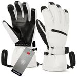 Unigear Ski Gloves Waterproof Touchscreen Snowboard Gloves, Warm Winter Snow Gloves for Cold Weather, Fits Both Men & Women