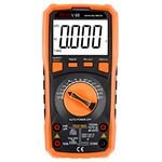 VAR TECH Auto ranging Digital multimeter V 68 True RMS, 4000 Counts, 1000 V AC 750 V DC 10 A AC DC, Transistor Frequency Continuity Capacitance Temperature test with NCV and double fuse protection