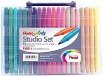 Pentel S360PP-35A Arts Studio Set, Pack of 40