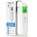 Forehead Thermometer for Adults, Kids, Non Contact Touch Infrared LCD Display Digital Baby Thermometers Body Temperature Thermometer，Digital thermometer with Backlight，Memory Recall, Fever Alarm