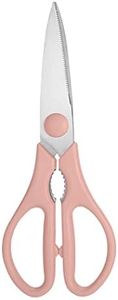 Kitchen Scissors, Rkqoa Pink Kitchen Shears Set Heavy Duty Cooking Scissor, Dishwasher Safe & Stainless Steel Sharp Utility Scissors for Cooking, Camping, Everyday use