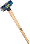 Estwing 6-Pound Hard Face Sledge Hammer for Demolition/Stake Driving, 50-55 HRC, 30-Inch Hickory Handle, Ergonomic Grip, Durable Construction