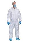 Disposable Coveralls with Hood | Wh