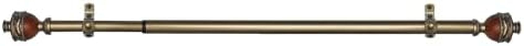 Achim Home Furnishings Camino Ava Window Rod and Finial, 28 to 48-Inch