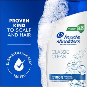 Head & Shoulders Classic Clean Dandruff Shampoo 6 x 250ml – Deep Clean