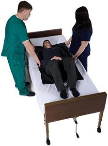 Patient Aid 48" x 28" Tubular Reusable Slide Sheet with Handles | for Patient Transfers, Turning, and Repositioning in Bed | Sliding Draw Sheets to Assist Moving Elderly & Disabled